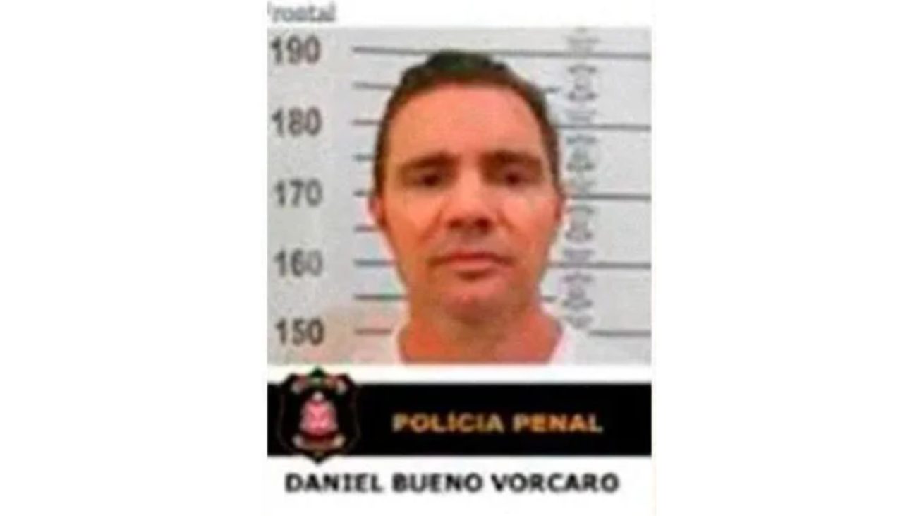 Daniel Vorcaro em foto de identificação penal